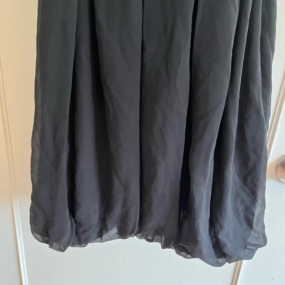 Club  Monaco Black Babydoll Silk Spaghetti Strap
Empire Waist Bubble 
Size 0 - Picture 7 of 14